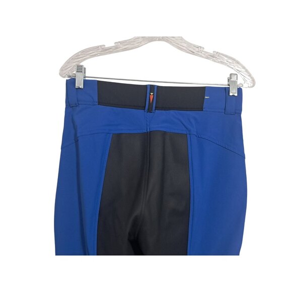 Kerrits Womens Pants Blue Equestrian Performance Riding Tights With Black Panels - Picture 8 of 11